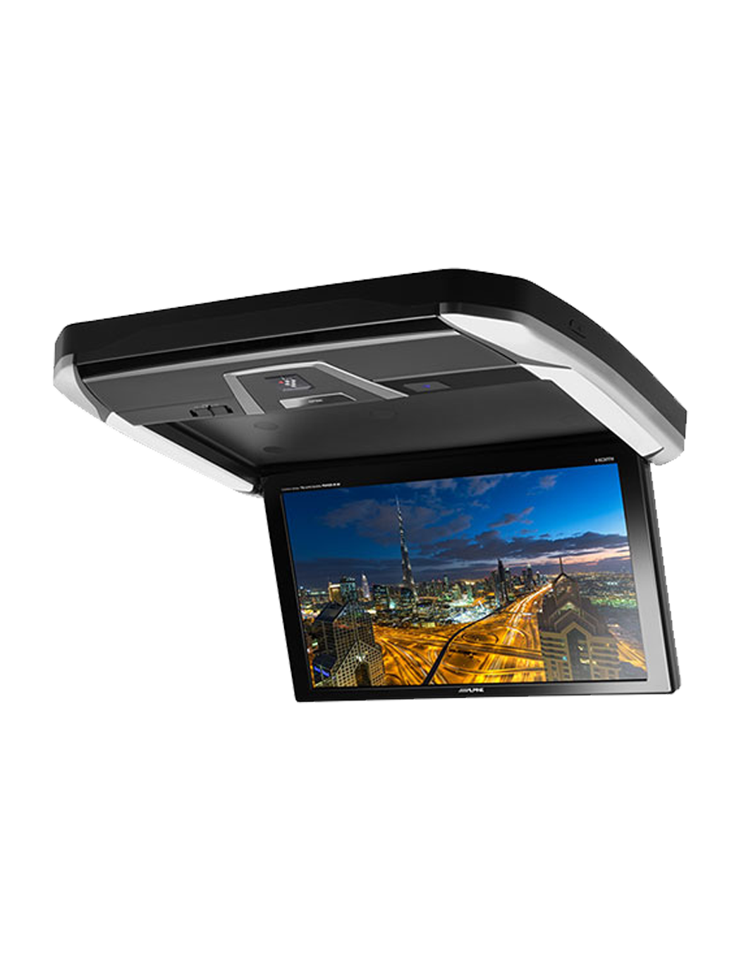 Vellfire-specific entertainment — Example: Alpine PXH12X-R-AV screen