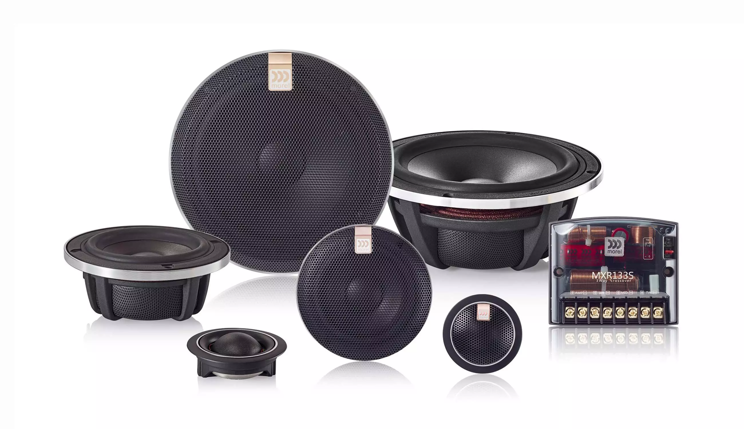 Morel Sensus three-way speakers — Example: Morel Sensus 63 set