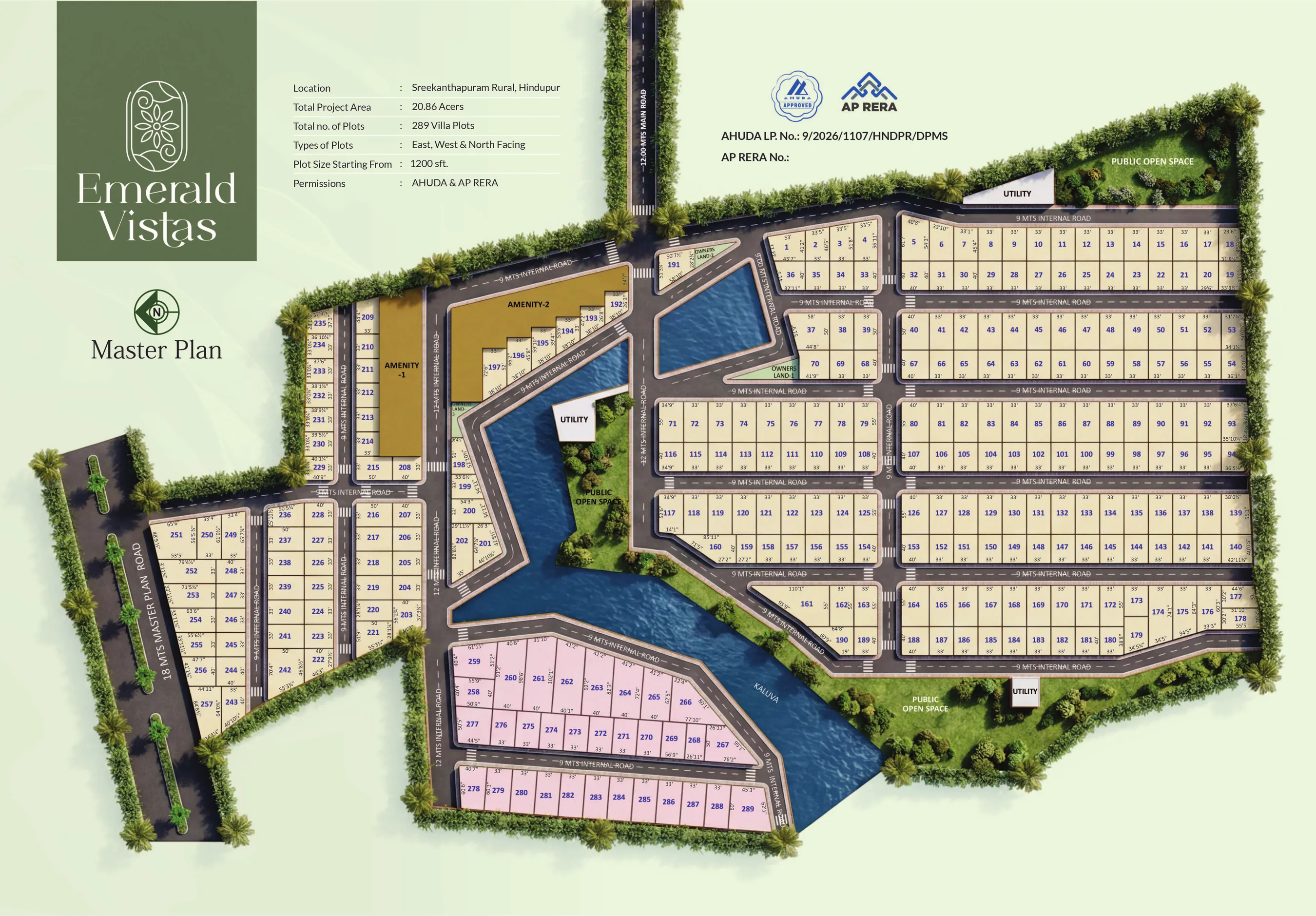 Emerald Vistas master plan